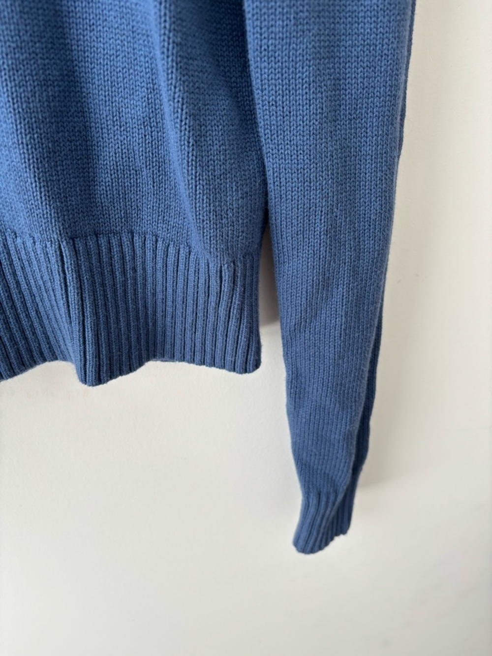 Banana Republic Cotton Silk Sweater Grey Cropped Crewneck Minimalist - Picture 4 of 8